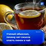 «Пользы не будет»: лимон в горячий чай класть не стоит, так как витамин С, который в нем содержится, разрушается при высокой температуре, рассказал кандидат медицинских наук Андрей Тарасов