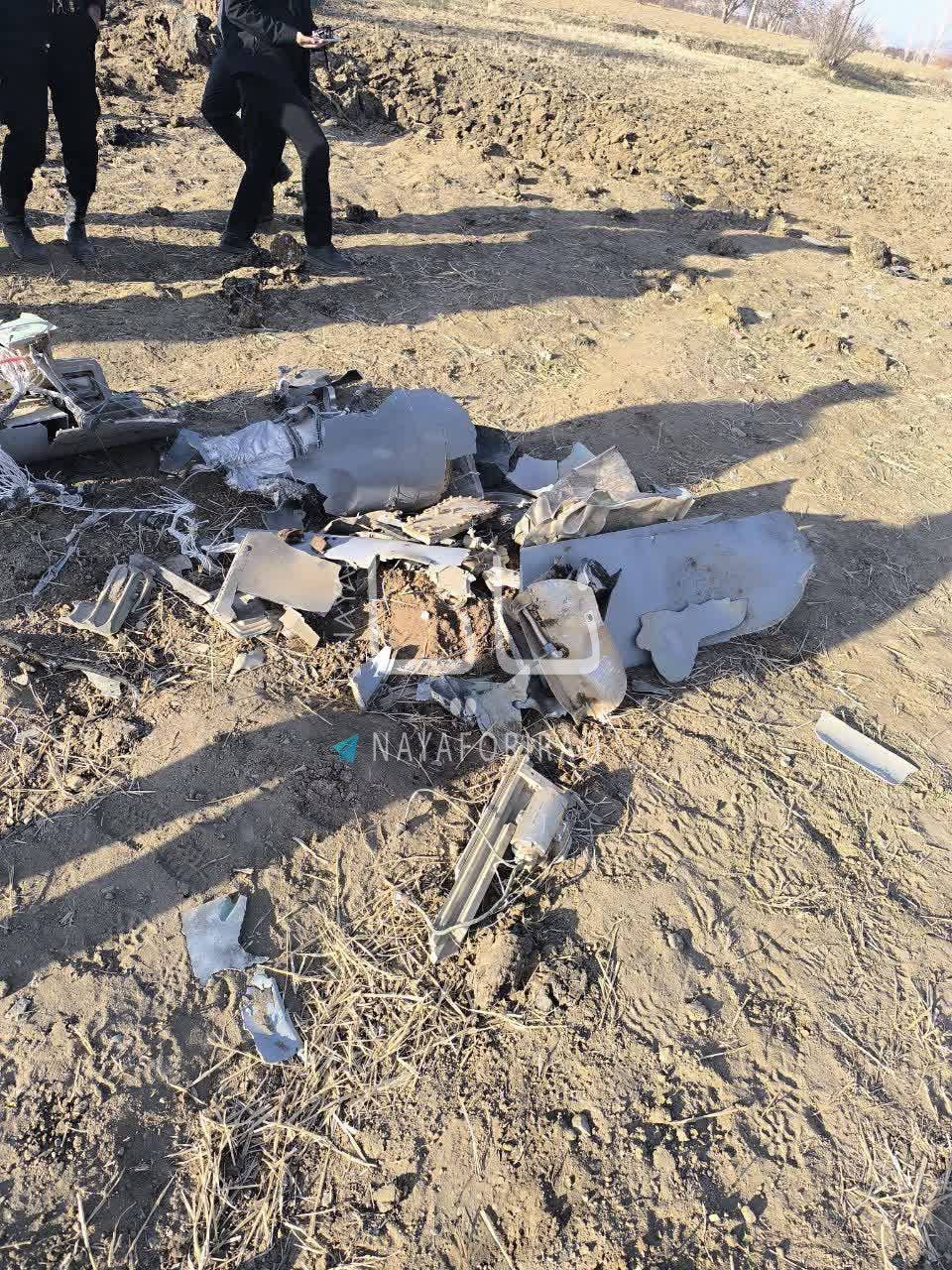 Обломки ещё одного израильского беспилотника сбитого иранскими военными