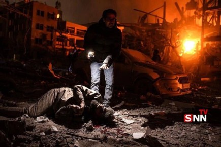 Погибшие гражданские в центре Тегерана