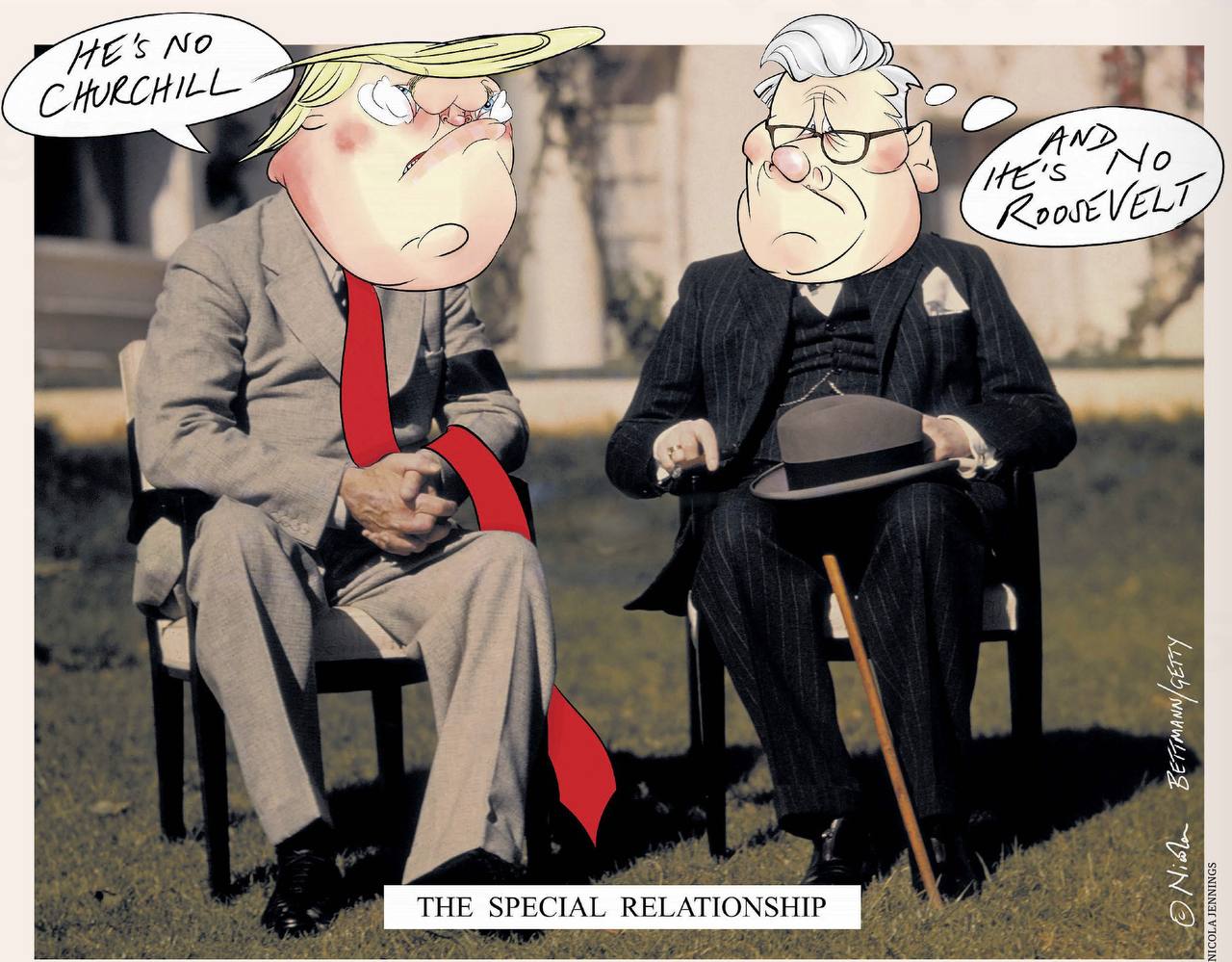 Владимир Корнилов: После заявления Трампа о том, что Стармер не является Черчиллем, британские газеты начали активно сравнивать Трампа с Рузвельтом