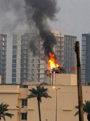 Американское посольство в Багдаде было атаковано беспилотником, сообщил телеканал Al Hadath