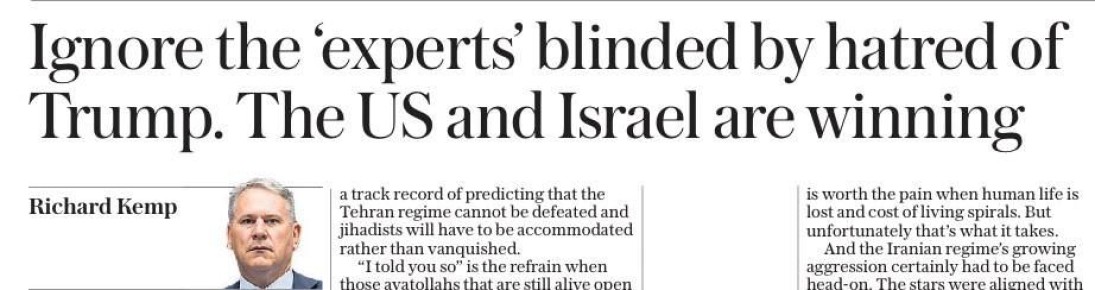 �������� ��������: ������� ������� The Daily Telegraph ��������� ��������� ������ ���� - ���� �� ��������, ��� �� ������ ���� � ���������� ���