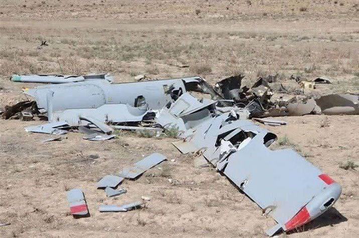 Израильский разведывательно-ударный БПЛА "Орбитер" сбитый в районе Тегерана