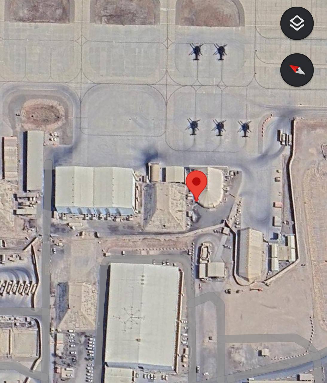 FPV-дрон иранских прокси атакует базу "Виктория" в Багдаде FPV-дрон иранских прокси атакует базу "Виктория" в Багдаде